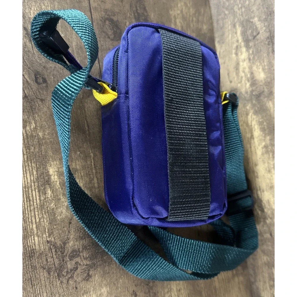 TEK By Tamrac Photo/Digital/Audio/Game Compact Padded Bag Purple Green Strap Y2K